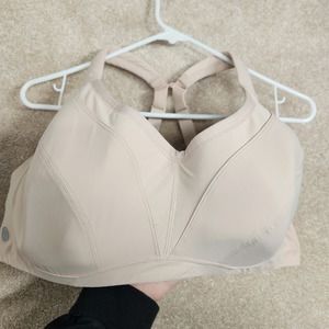 Torrid Active Beige Underwire Racerback Convertible Sports Bra Size 48DD